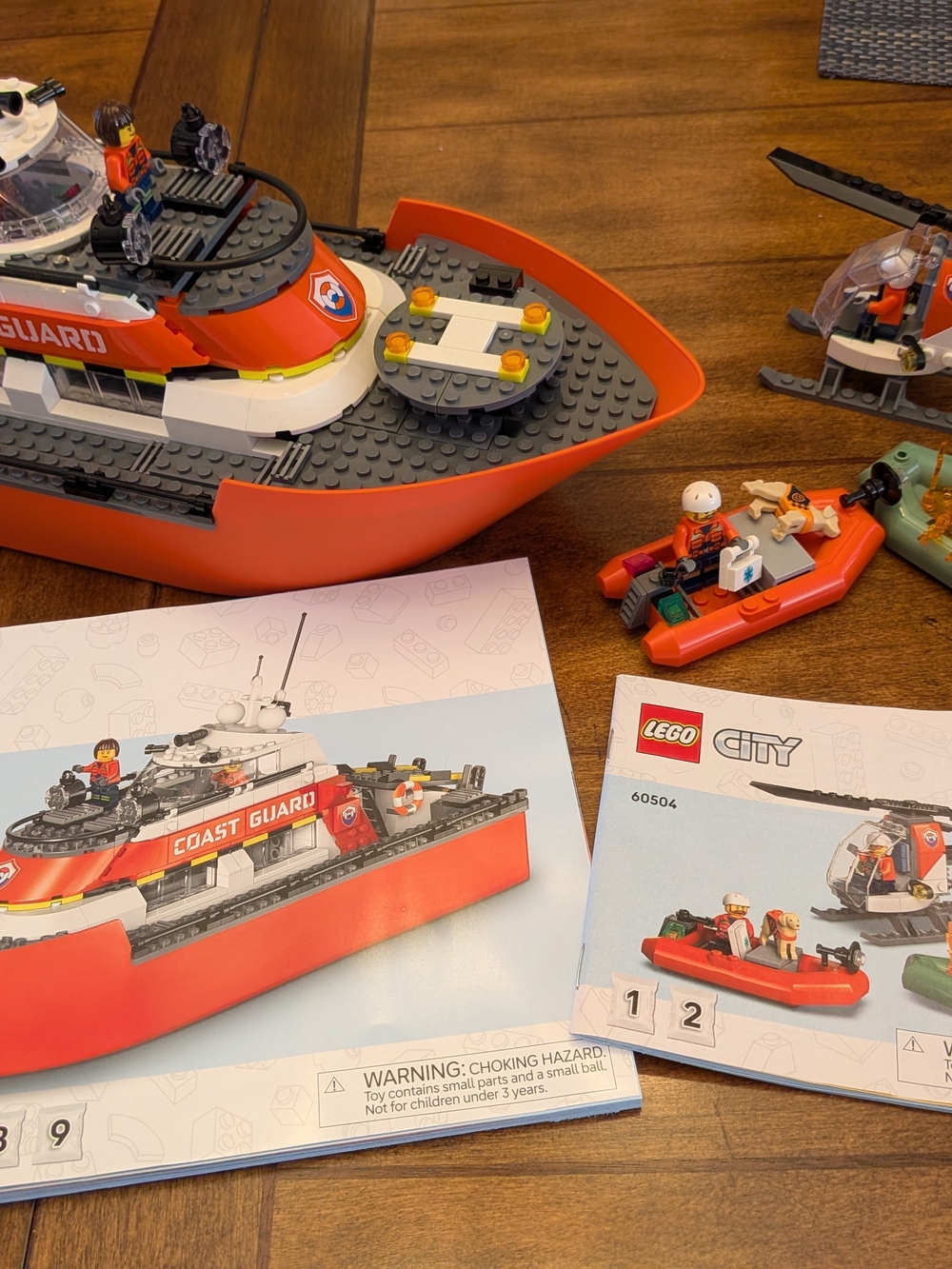 LEGO City Coast Guard Rescue Boat and Accessories - Red/White/Black